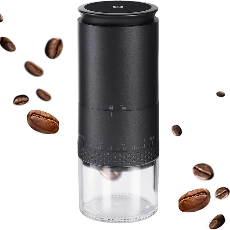 Vehicle Charging Detachable USB Rechargeable Portable   Professional Coffee Grinder  Premium Mini  Electric Coffee Beans Mill
