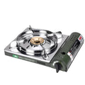 HIX Portable Camping Stove | Windbreak Ring Stainless Steel Cook Top Burner