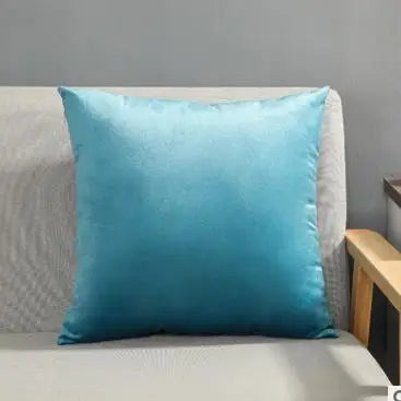 Solid Color Velvet Pillowcase | Luxury Cushion Cover for Sofa & Living Room