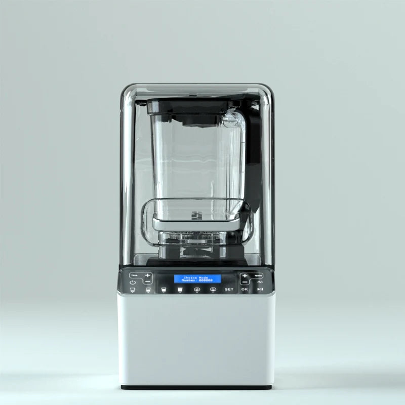 Heavy-Duty Commercial Blender | Multifunction Vacuum Smoothie Maker with Sound Enclosure