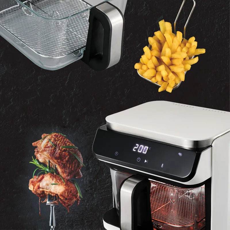 Smart Digital LED Air Fryer | 5L Low-Fat Healthy Cooking with Touch Control