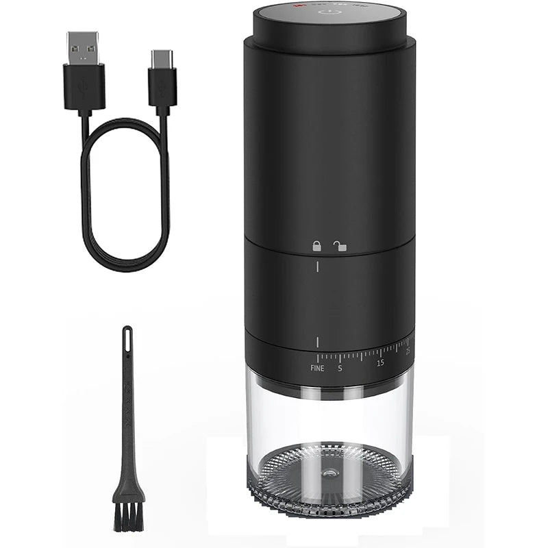 Vehicle Charging Detachable USB Rechargeable Portable   Professional Coffee Grinder  Premium Mini  Electric Coffee Beans Mill