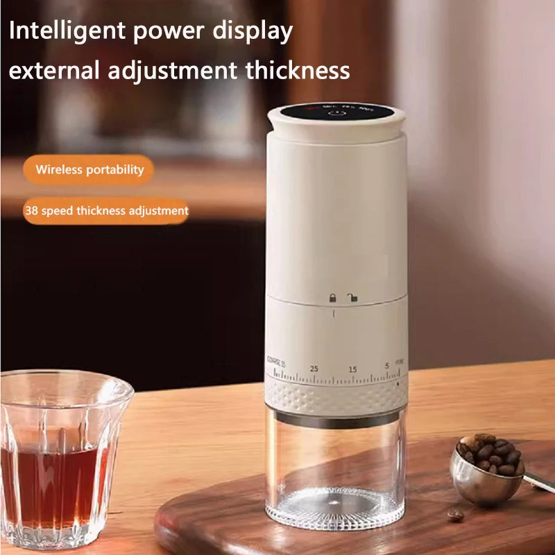 Vehicle Charging Detachable USB Rechargeable Portable   Professional Coffee Grinder  Premium Mini  Electric Coffee Beans Mill