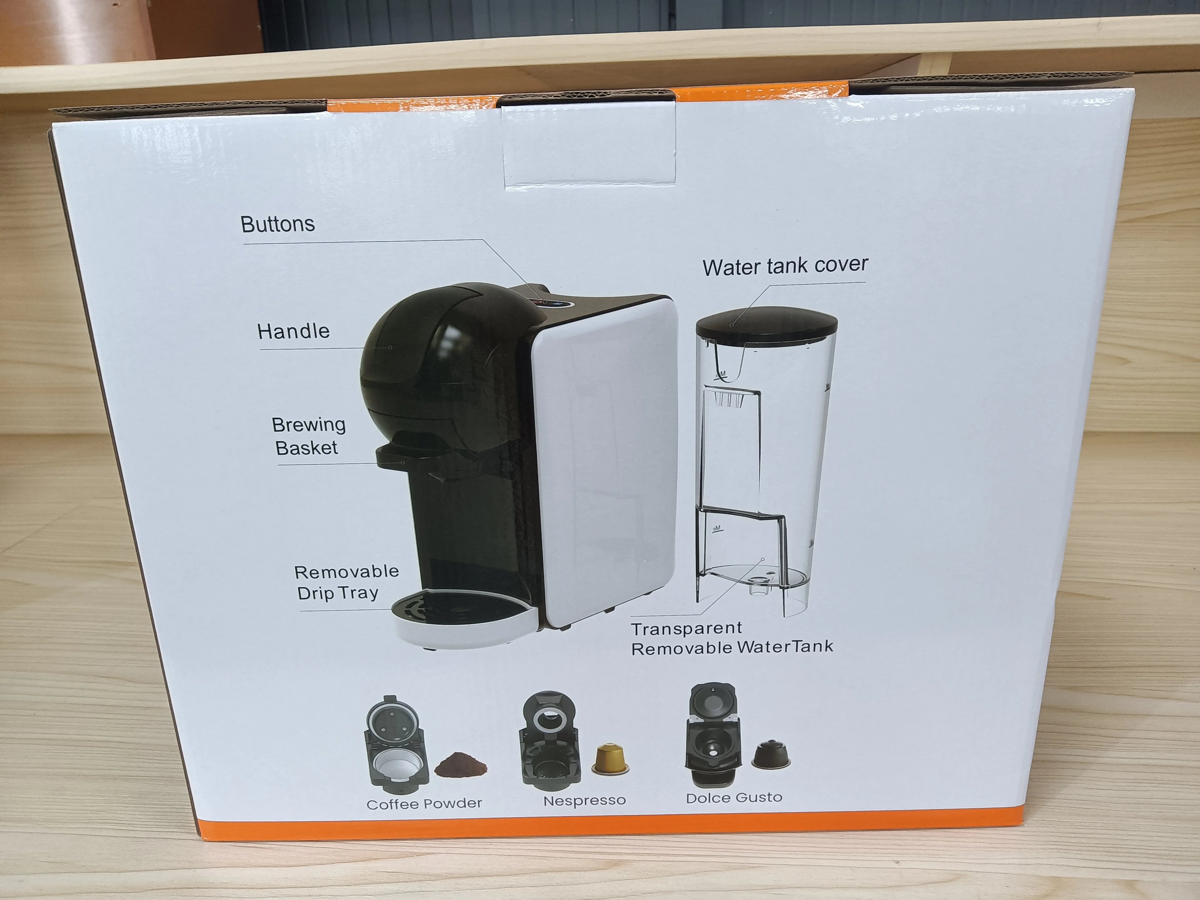 Premium Coffee Maker 3 in 1 Automatic Coffee Machine Maker With Multi Capsule System