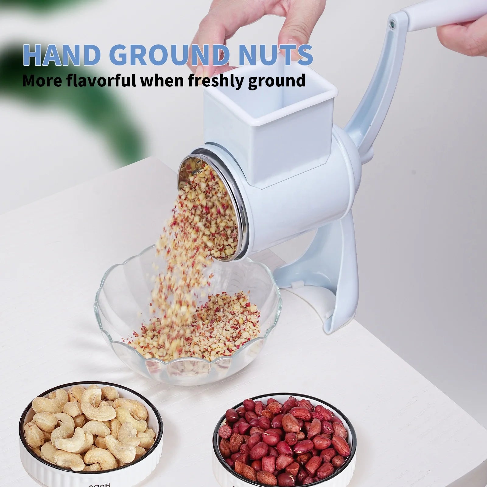 Rotary Vegetable Grater & Slicer | Fruit Shredder & Cheese Chopper Kitchen Tool