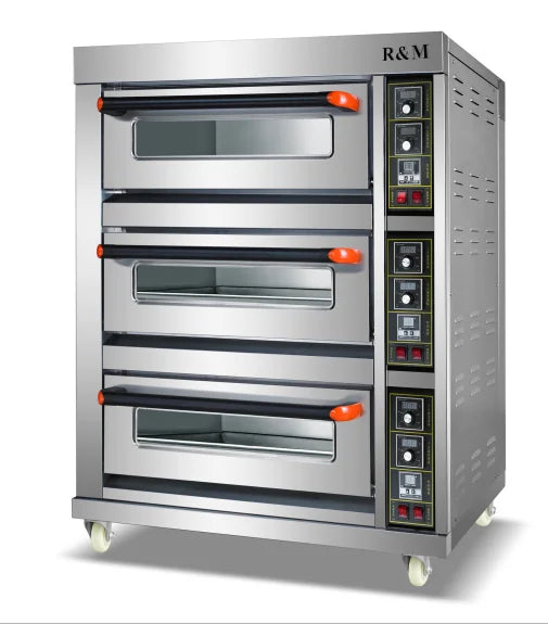 Commercial Deck Outdoor Bakery Cake Toaster Bread Baking Horno Para Pan a Electric Gas Pizza Oven Gas Oven Price for Sale Bakery