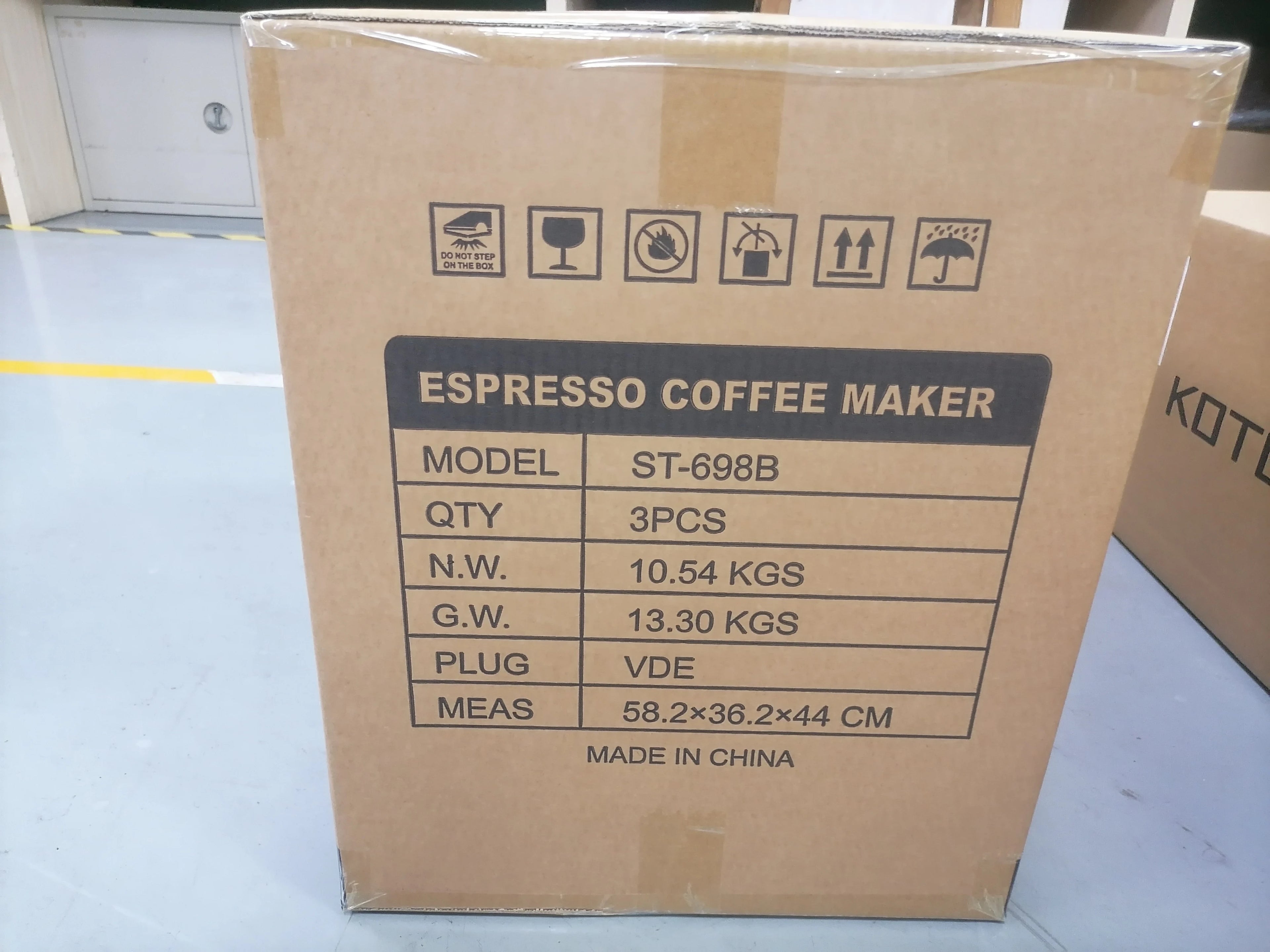 Automatic Espresso Coffee Machine | 1450W 1L Stainless Steel Home Coffee Maker