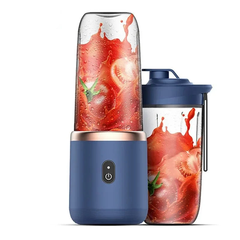 Portable Mini Juice Blender Bottle | USB 6-Blade Personal Juicer