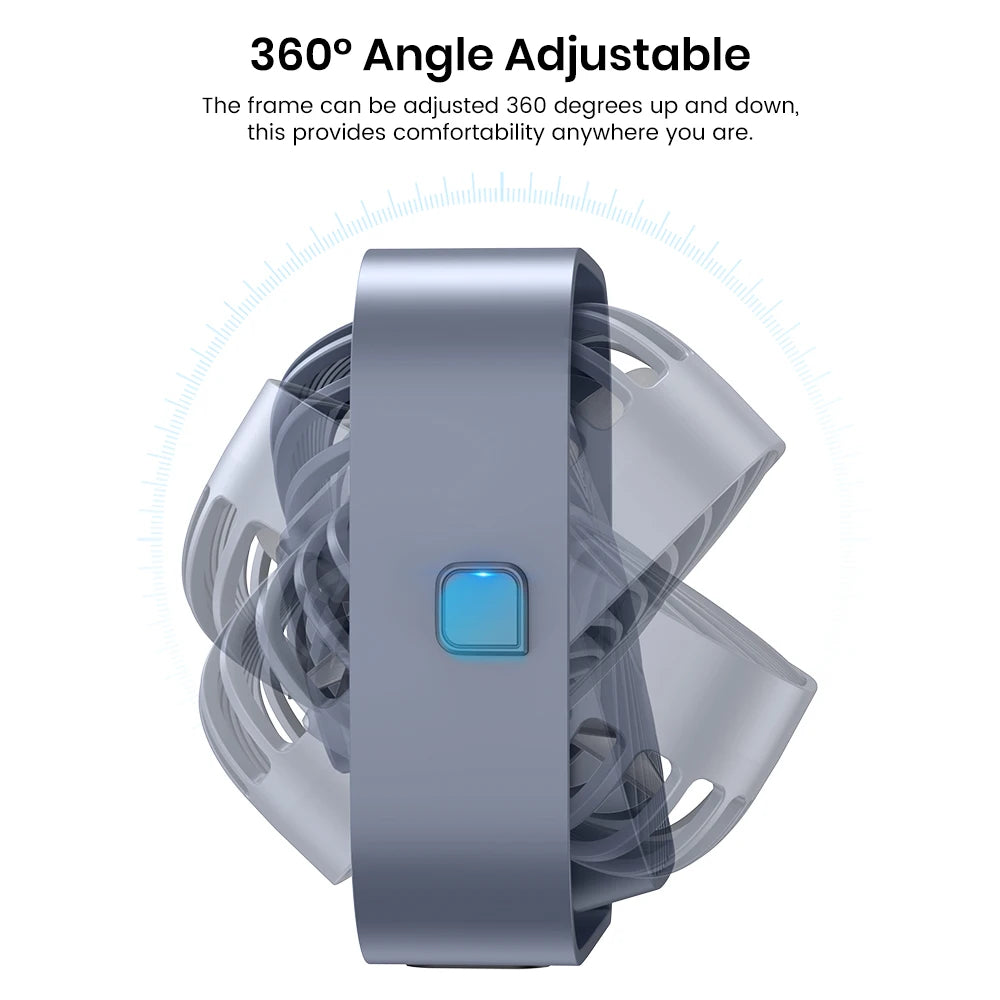 TOPK USB Desk Fan | 3-Speed Quiet Personal Cooling Fan for Home & Office