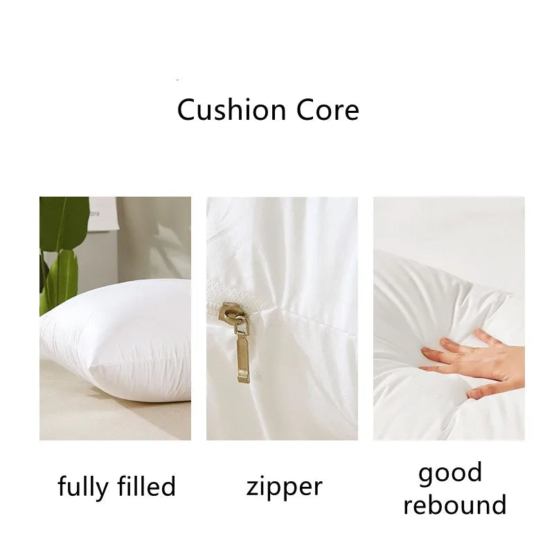 Premium Square Pillow Insert | PP Cotton Filling for 40x40 & 45x45 Covers