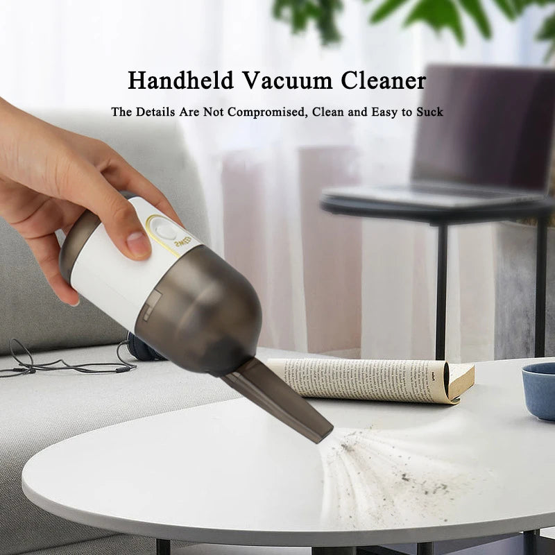 Mini USB Desktop Vacuum Cleaner | Portable Wireless Dust Sweeper for Car & Office