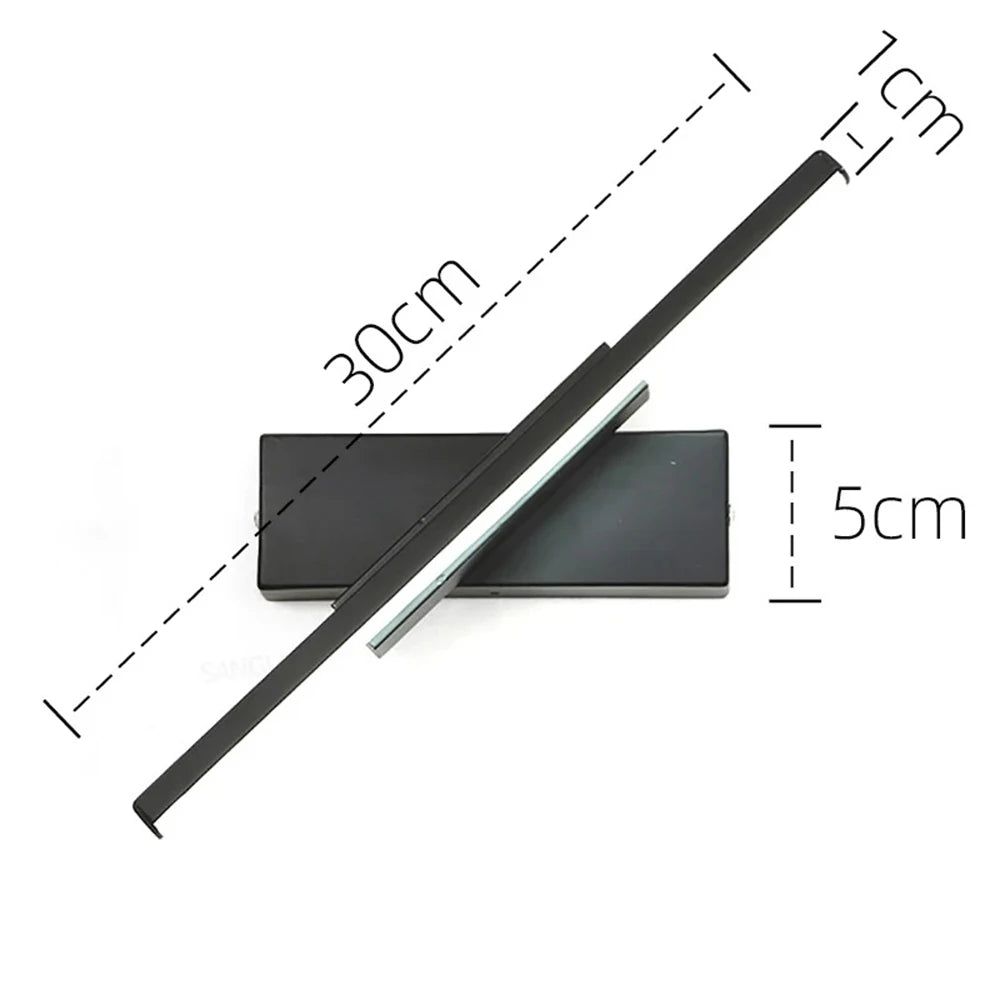 Modern Minimalist LED Wall Light | 3-Colour, 330° Adjustable