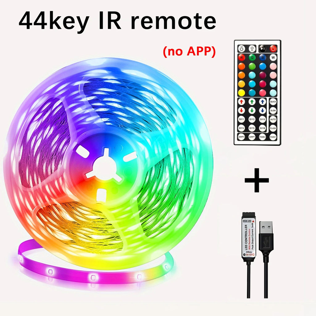 USB LED Strip Lights | 5m–30m Flexible Room & TV Backlight Ribbon