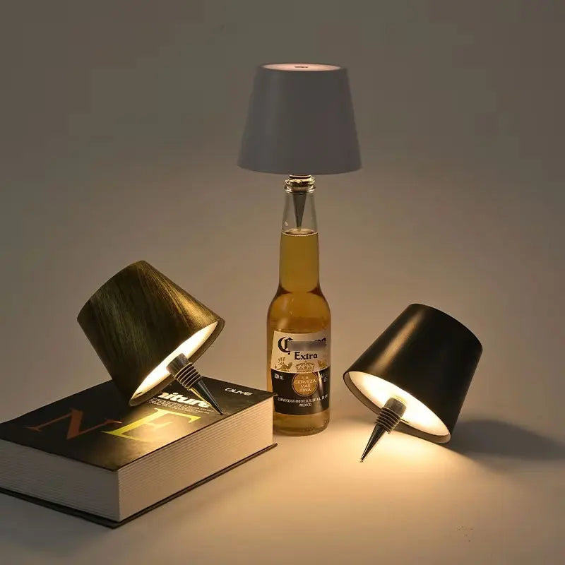 LED Bottle Lamp — Portable, Rechargeable RGB Ambient Light