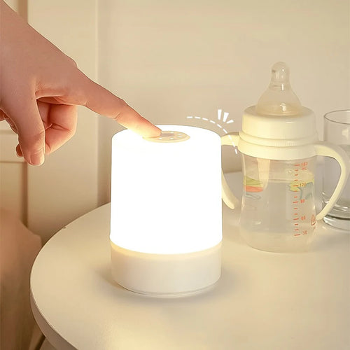 Bedside LED Night Light — Dimmable, Soft Glow Desktop Lamp