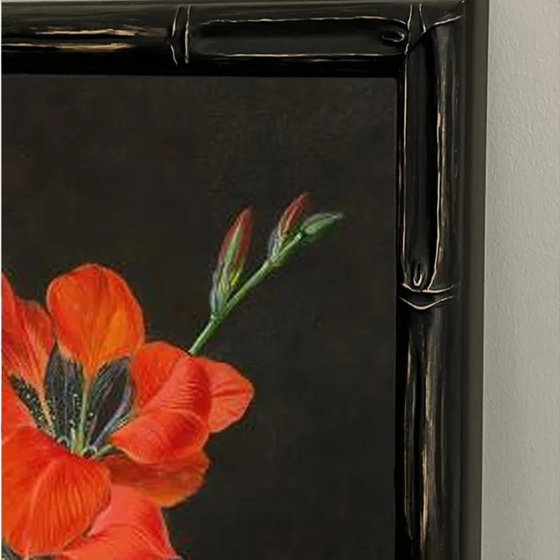 Luxury Framed Oil Painting — Modern Aesthetic Wall Art for Living Rooms