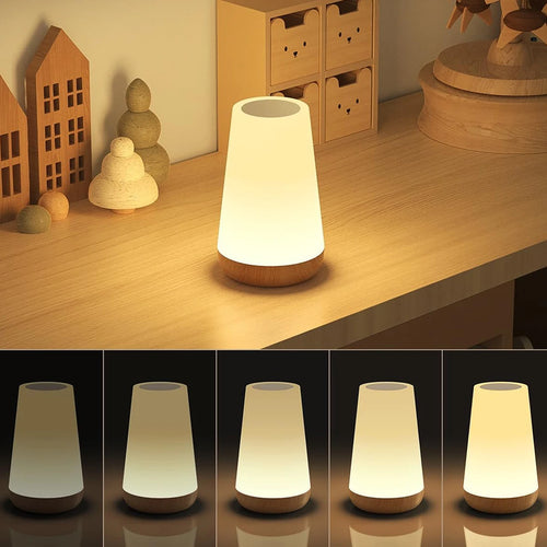 13-Colour LED Night Light — Smart Touch & Remote Control, USB Rechargeable