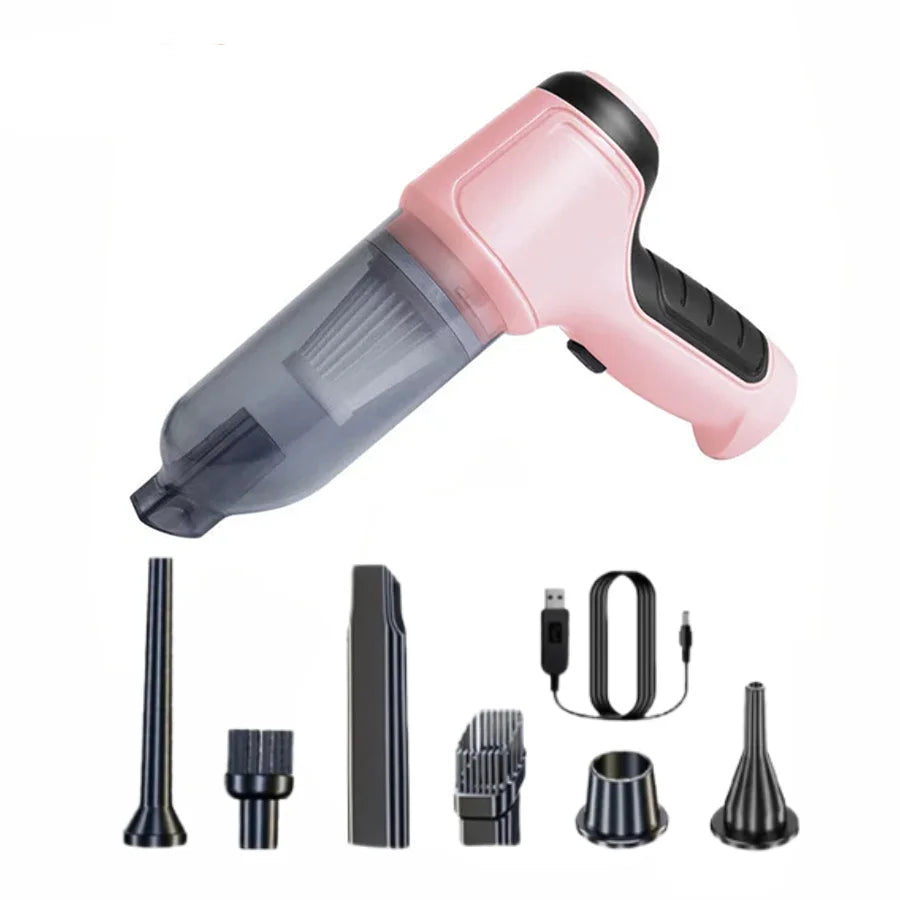Wireless Car Vacuum Cleaner | Strong Suction Handheld Air Duster