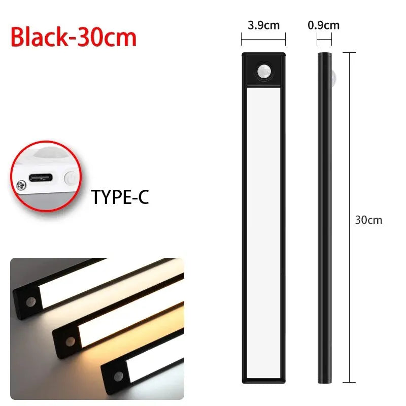 LED Motion Sensor Under-Cabinet Light | Wireless USB Indoor Night Light