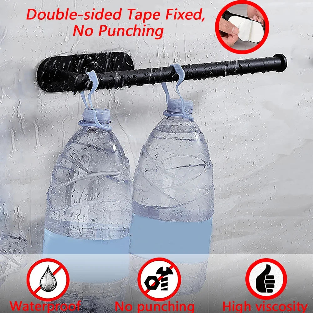 Adhesive Paper Towel Holder | Wall-Mount Tissue & Napkin Rack for Kitchen & Bathroom