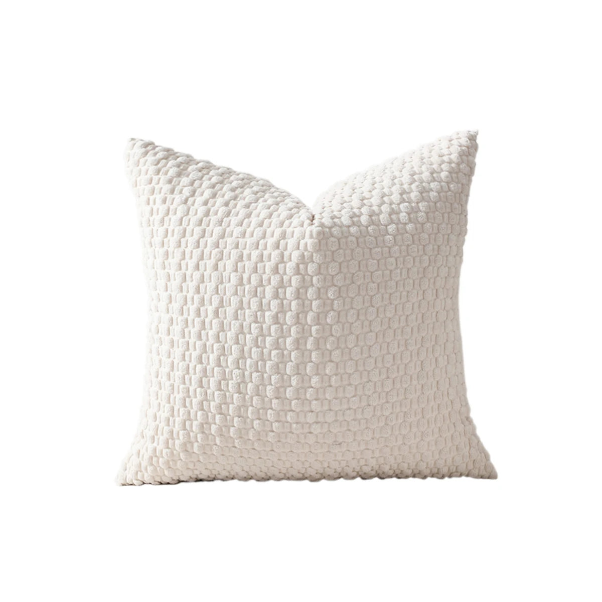 Boho Corduroy Cushion Cover | Neutral Farmhouse Stripe Sofa Pillow
