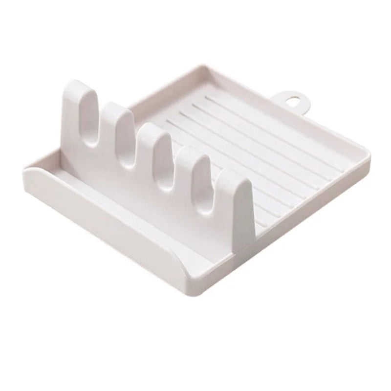 Kitchen Utensil Holder & Rack | Non-Slip Spoon, Fork & Spatula Organizer