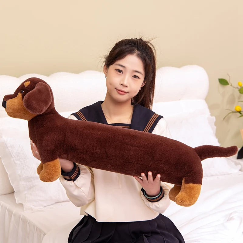 Dachshund Plush Body Pillow | Adorable Long Dog Hugging Pillow