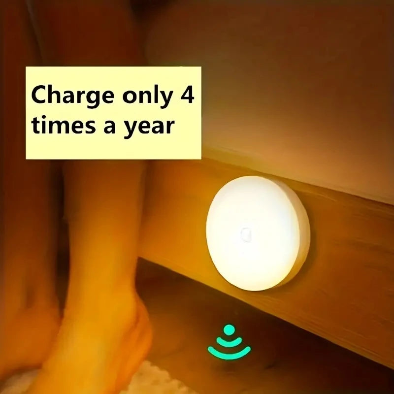 Wireless Motion Sensor Night Light | LED Detector Lamp for Bedroom & Staircase