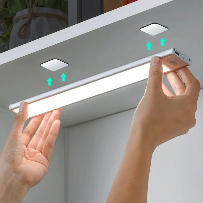 LED Motion Sensor Under-Cabinet Light | Wireless USB Indoor Night Light