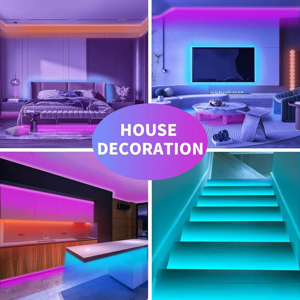 USB LED Strip Lights | 5m–30m Flexible Room & TV Backlight Ribbon