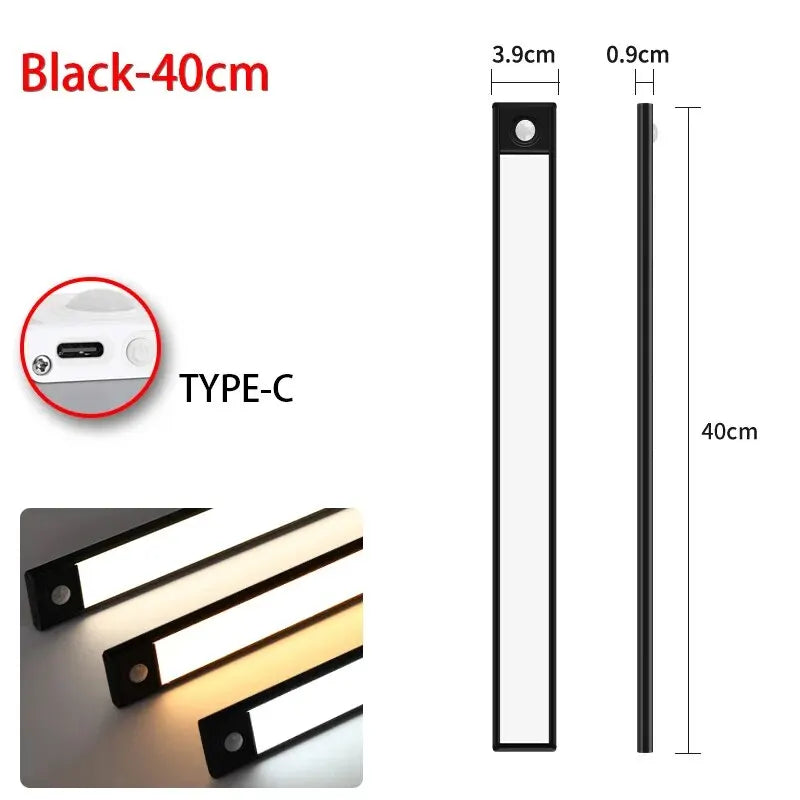 LED Motion Sensor Under-Cabinet Light | Wireless USB Indoor Night Light