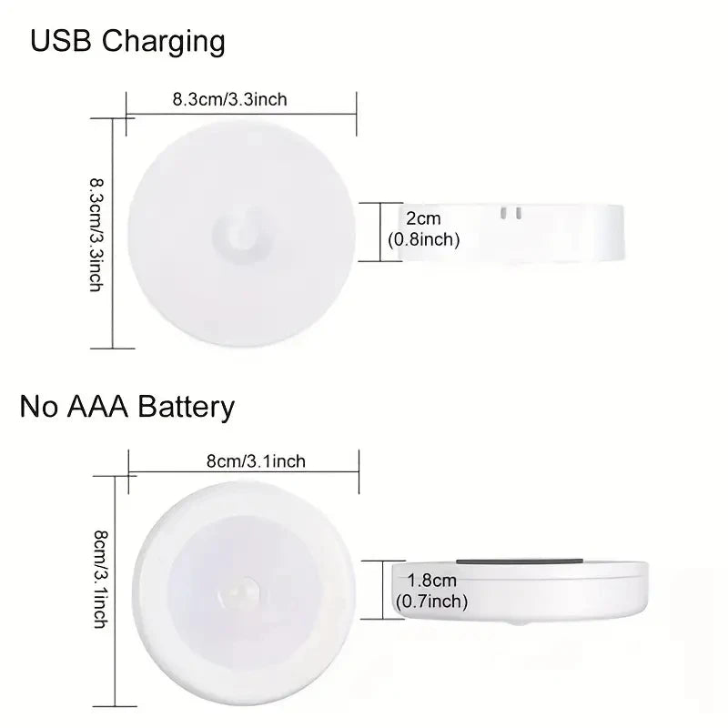 Wireless Motion Sensor Night Light | LED Detector Lamp for Bedroom & Staircase
