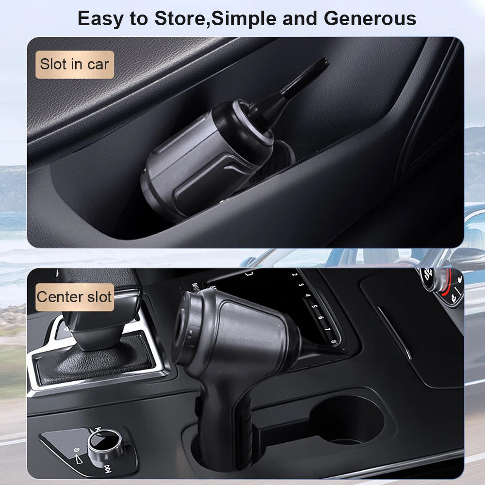 Wireless Car Vacuum Cleaner | 95000PA Strong Suction & High-Power Blower