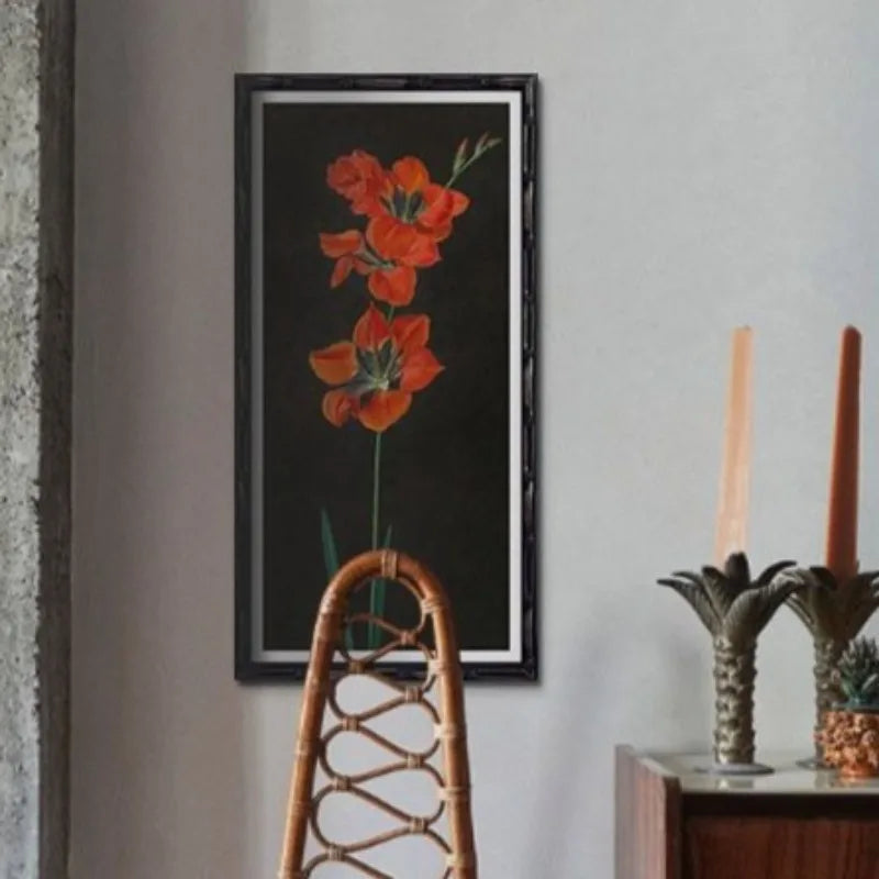 Luxury Framed Oil Painting — Modern Aesthetic Wall Art for Living Rooms