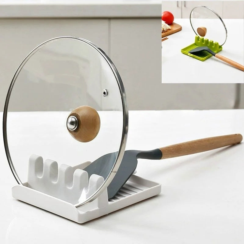 Kitchen Utensil Holder & Rack | Non-Slip Spoon, Fork & Spatula Organizer