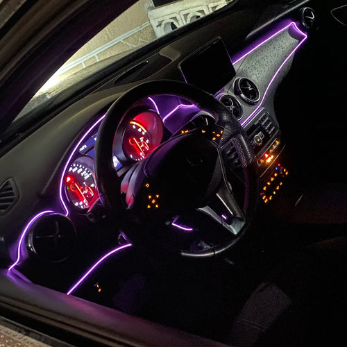 5m Car Interior Atmosphere LED Strip | USB Flexible Ambient Light for Auto Decor