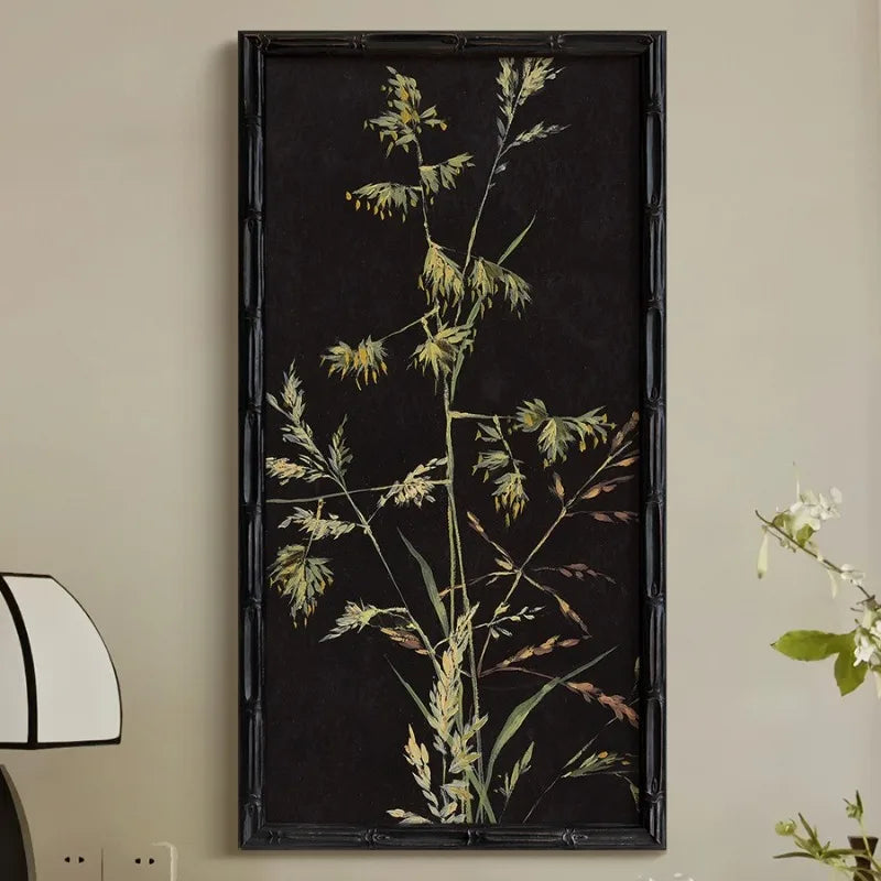 Luxury Framed Oil Painting — Modern Aesthetic Wall Art for Living Rooms