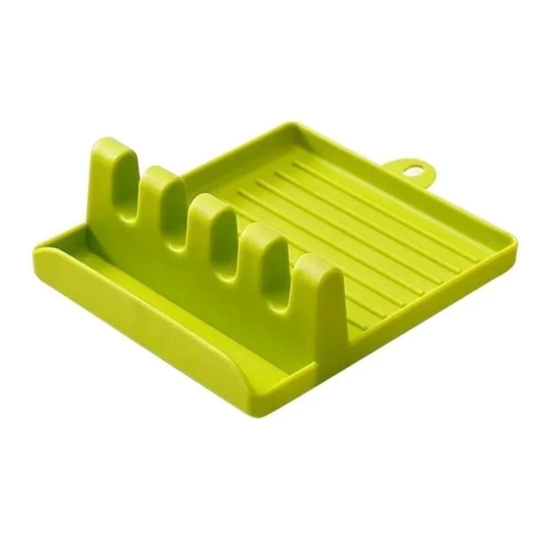 Kitchen Utensil Holder & Rack | Non-Slip Spoon, Fork & Spatula Organizer