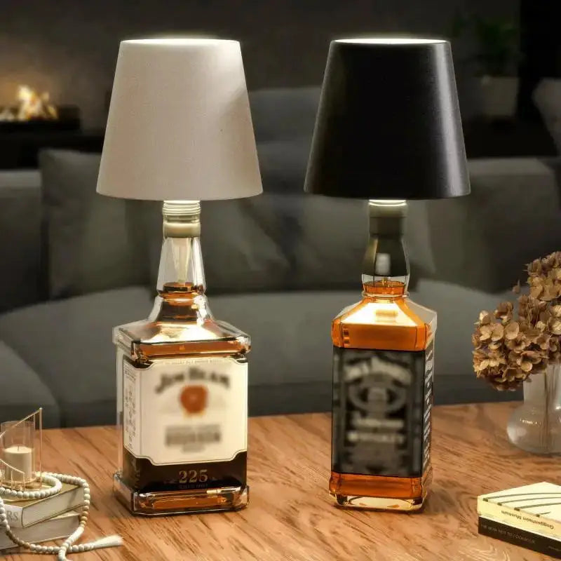 LED Bottle Lamp — Portable, Rechargeable RGB Ambient Light