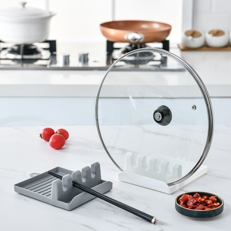 Kitchen Utensil Holder & Rack | Non-Slip Spoon, Fork & Spatula Organizer