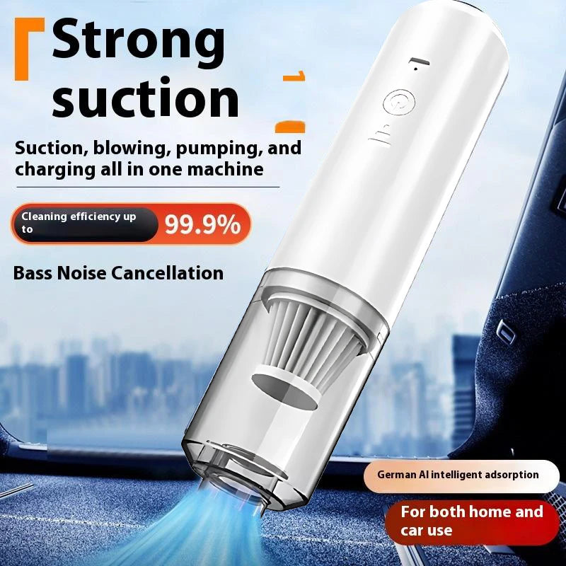 Rechargeable Mini Car Vacuum Cleaner | Powerful Handheld Auto & Home Cleaner