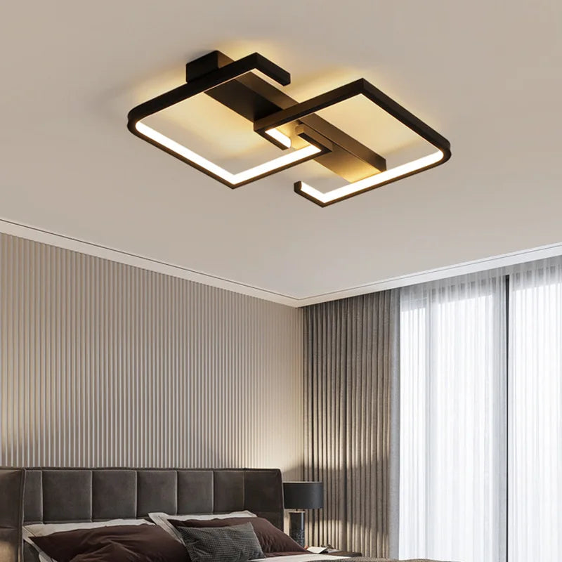 Nordic LED Ceiling Light — Remote Control, Dimmable Modern Design