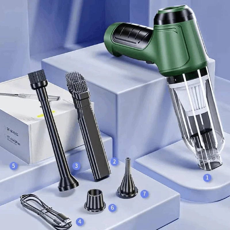 Wireless Car Vacuum Cleaner | Strong Suction Handheld Air Duster