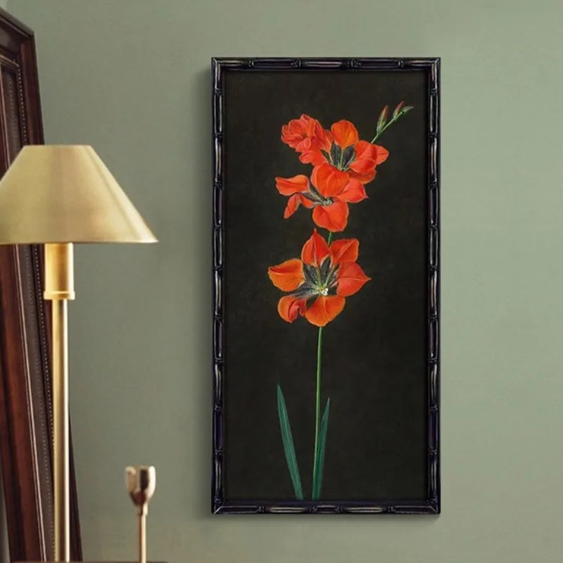 Luxury Framed Oil Painting — Modern Aesthetic Wall Art for Living Rooms