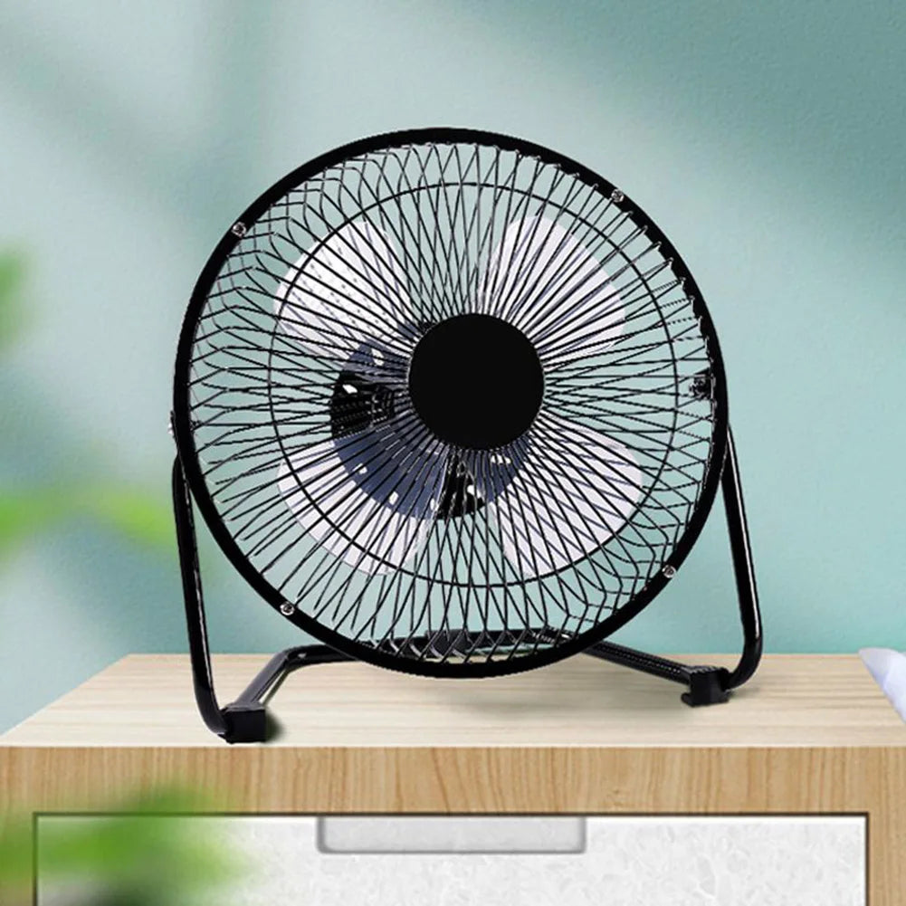 Mini 4-Inch USB Desk Fan | 360° Rotatable Portable Office & Travel Fan
