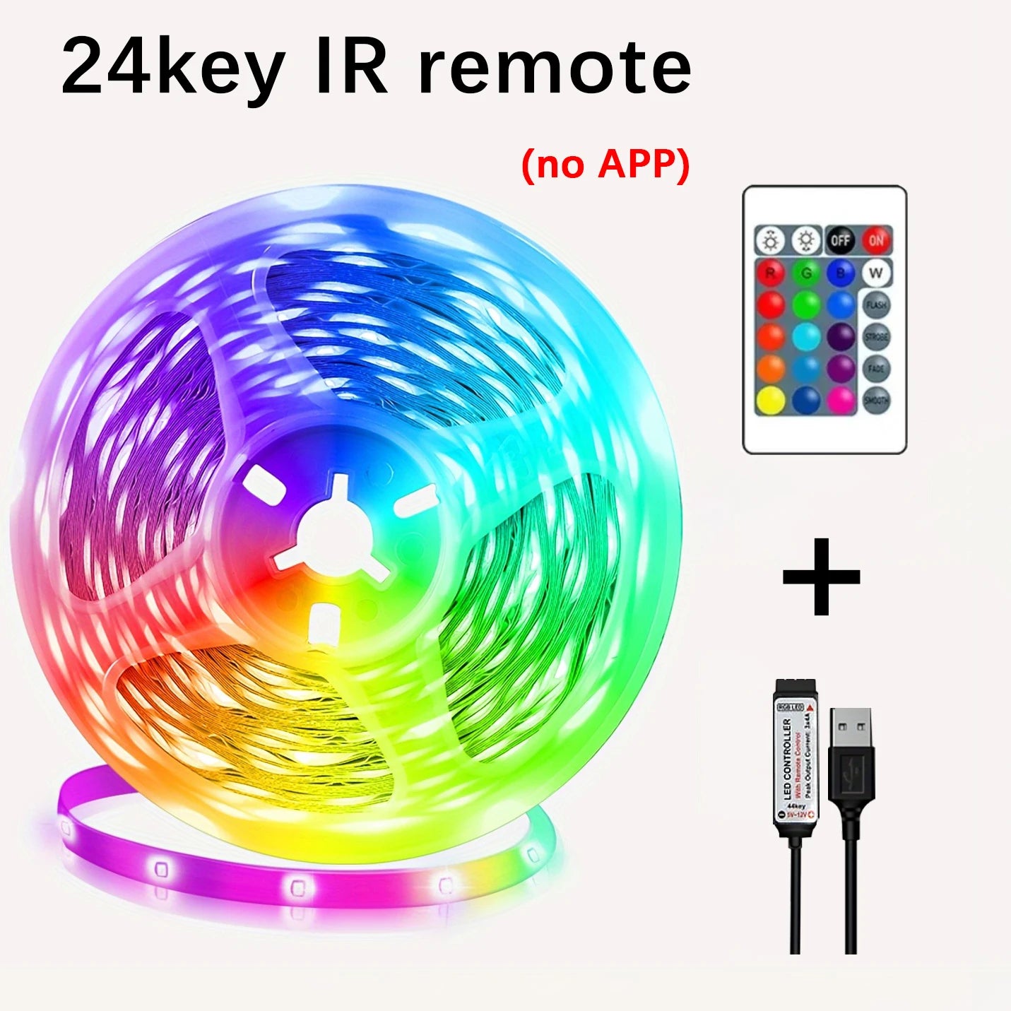 USB LED Strip Lights | 5m–30m Flexible Room & TV Backlight Ribbon
