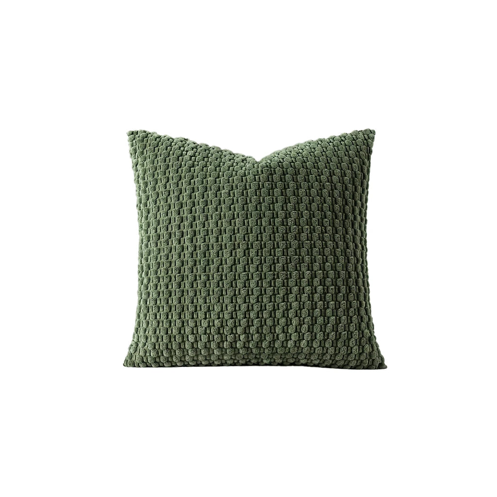 Boho Corduroy Cushion Cover | Neutral Farmhouse Stripe Sofa Pillow