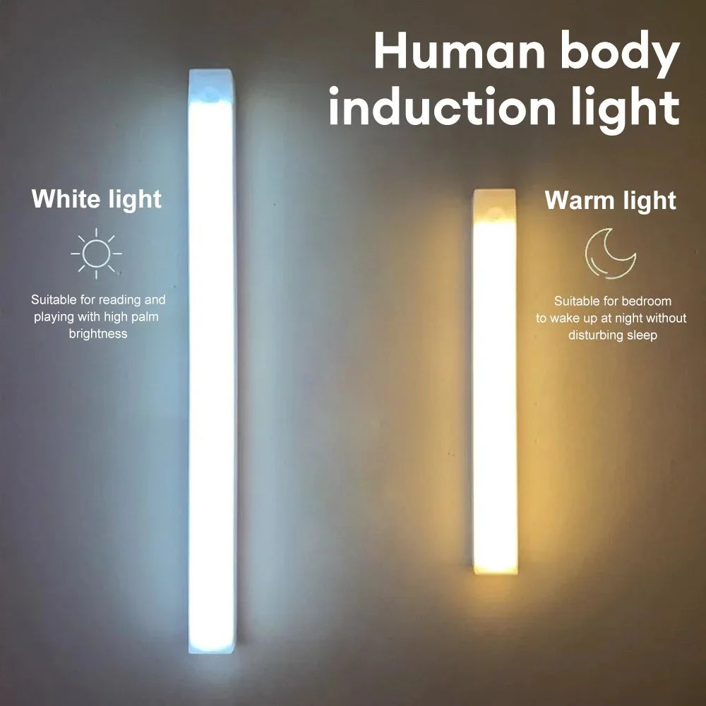 LED Bar Light — USB Rechargeable, Motion Sensor Night Light