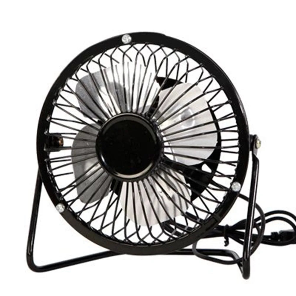 Mini 4-Inch USB Desk Fan | 360° Rotatable Portable Office & Travel Fan