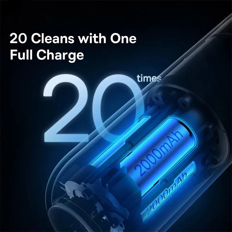 Baseus Mini Car Vacuum Cleaner | 6000Pa 2-in-1 Blow & Vacuum